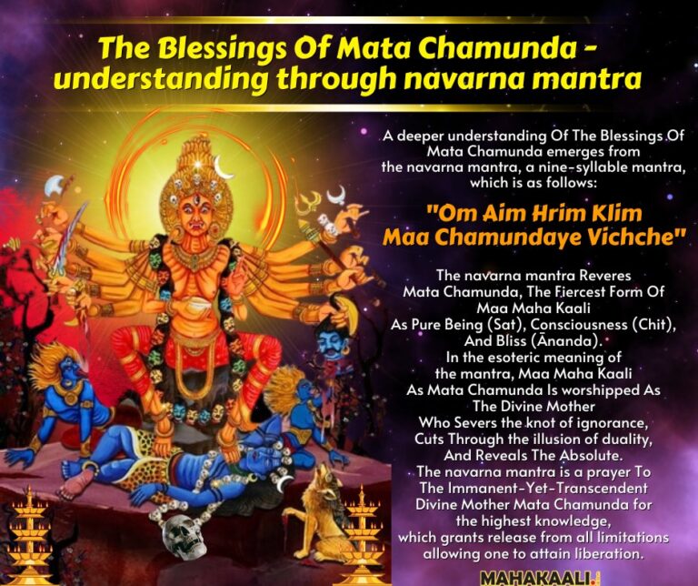 Navarna The Blessings Of Mata Chamunda – understanding through navarna mantra ...